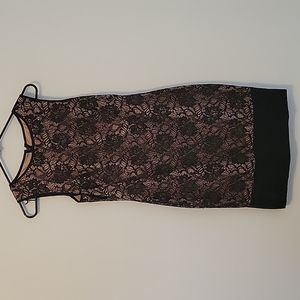 Cache Lace Sleeveless Black Dress, Size 2